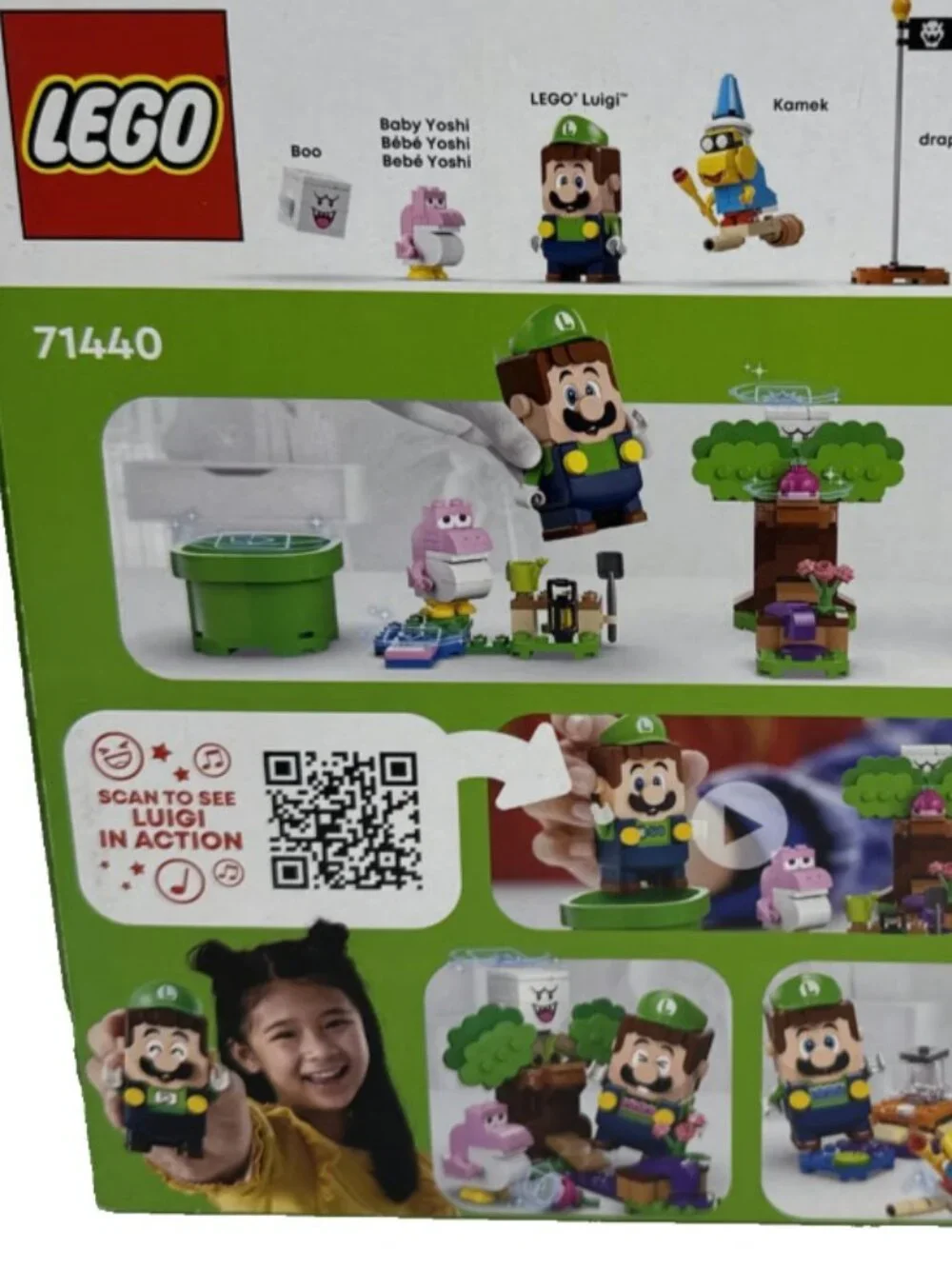 LEGO Super Mario: Adventures with Interactive Lego Luigi (71440) 210 pcs NEW!